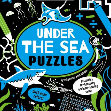 Brain Boosters Under the Sea Puzzles (with Neon Colors): Activities for Boosting Problem-Solving Skills