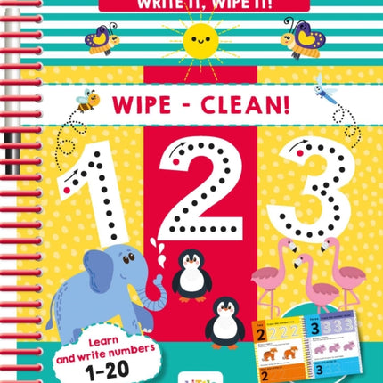 Write It, Wipe It! Wipe-Clean 123