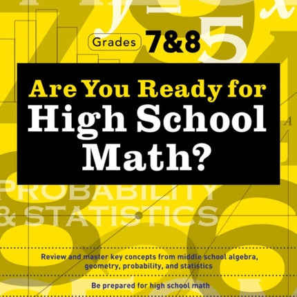 Are You Ready for High School Math?