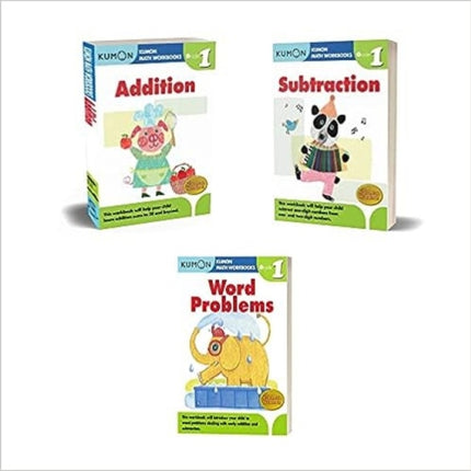 Kumon Grade 1 Set 3 workbooks Addition
