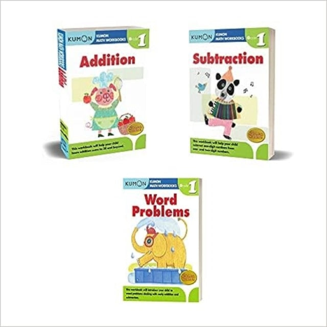 Kumon Grade 1 Set 3 workbooks Addition