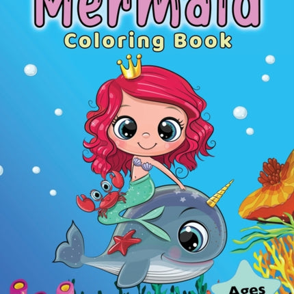 Mermaid Coloring Book: For Kids Ages 4-8