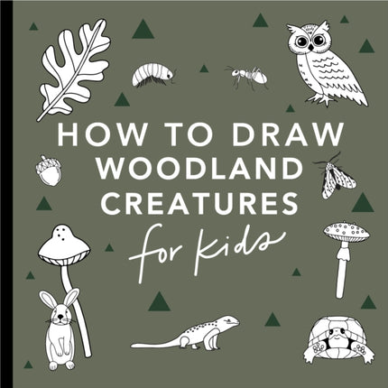 How to Draw for Kids: Mushrooms & Woodland Creatures