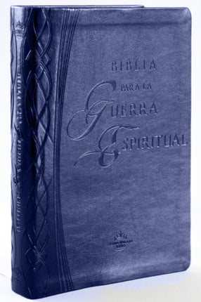 RVR 1960 Biblia para la guerra espiritual  azul con índice / Spiritual Warfare B ible, Blue Imitation Leather with Index