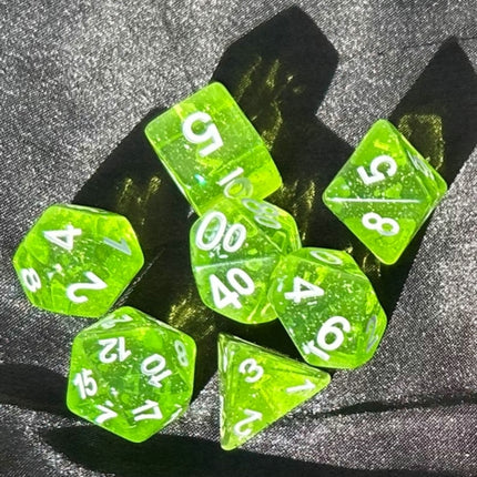 DCC RPG Dice Greenstone Shards