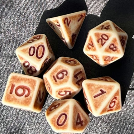 DCC RPG Dice Wyrdling Sunbleached Bone