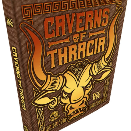 The Caverns of Thracia DCC RPG Minotaur Hide Cover