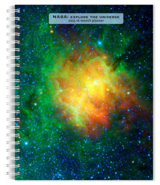 NASA Explore the Universe 2025 6 X 7.75 Inch SpiralBound WireO Weekly Engagement Planner Calendar New FullColor Image Every Week