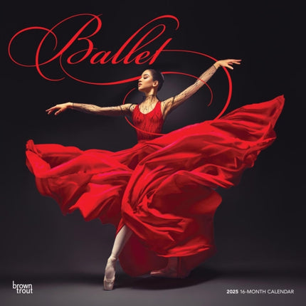 Ballet 2025 12 X 24 Inch Monthly Square Wall