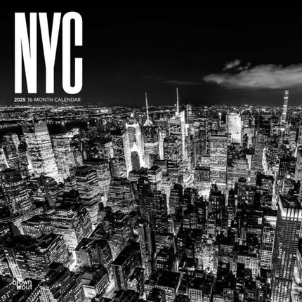 New York City Black  White 2025 12 X 24 Inch