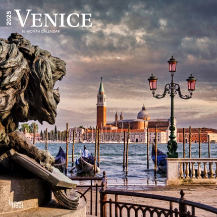 Venice 2025 12 X 24 Inch Monthly Square Wall