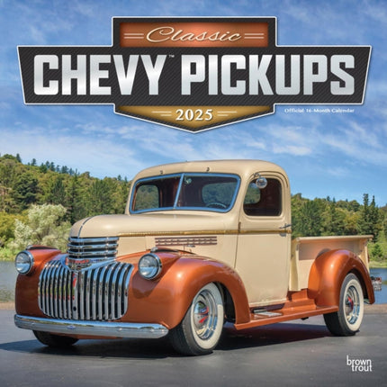 Classic Chevy Pickups Official 2025 12 X 24 Inch