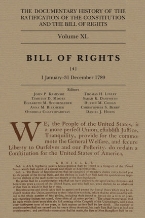 The Documentary History of the Ratification of