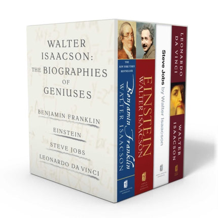 Walter Isaacson: The Genius Biographies: Benjamin Franklin, Einstein, Steve Jobs, and Leonardo Da Vinci