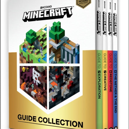 Minecraft: Guide Collection 4-Book Boxed Set (2018 Edition): Exploration; Creative; Redstone; The Nether & the End