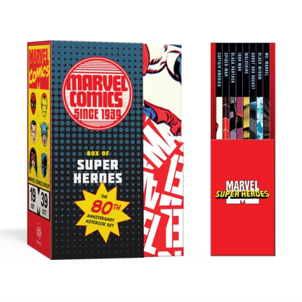 Marvel's Box of Super Heroes: The 80th Anniversary Mini Notebook Set