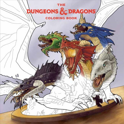The Dungeons & Dragons Coloring Book: 80