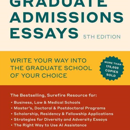 Graduate Admissions Essays Fifth Edition