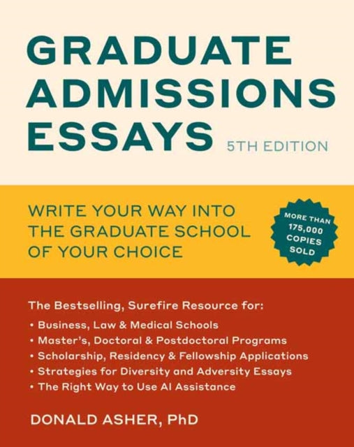 Graduate Admissions Essays Fifth Edition