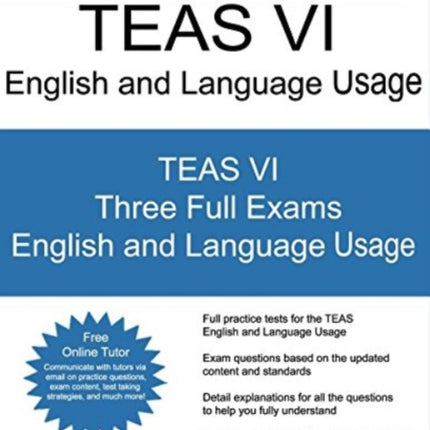 Teas VI English and Language Usage: Teas VI Exam English and Language Usage