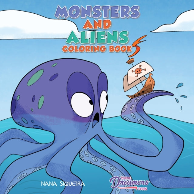 Monsters and Aliens Coloring Book: For Kids Ages