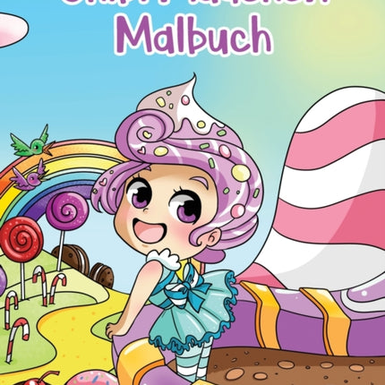 Chibi Madchen Malbuch: Anime Malbuch fur Kinder im Alter von 6-8, 9-12