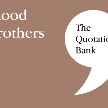 The Quotation Bank: Blood Brothers GCSE Revision and Study Guide for English Literature 9-1