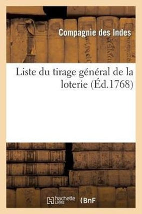 Liste Du Tirage Général de la Loterie Fait En