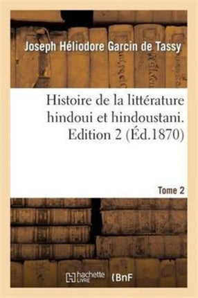 Histoire de la Littérature Hindoui Et