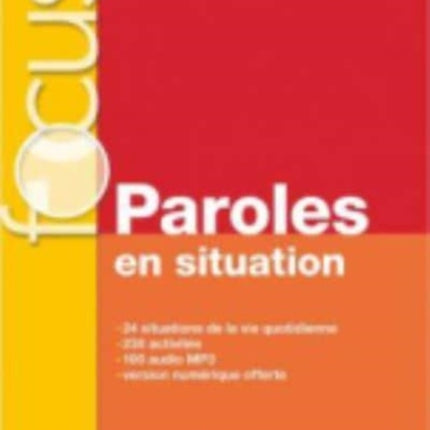 Paroles en situations  Livre  CD A1B2