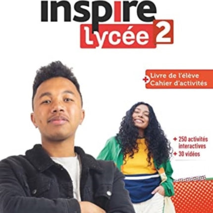 Inspire Lycee: Livre de l'eleve + cahier d'activites A2 + Parcours digit