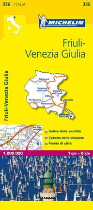 Friuli Venezia Giulia - Michelin Local Map 356: Map