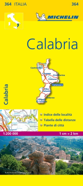 Calabria - Michelin Local Map 364: Map