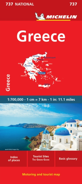 Greece  Michelin National Map 737