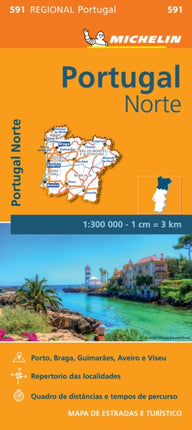 Portugal Norte - Michelin Regional Map 591: Map