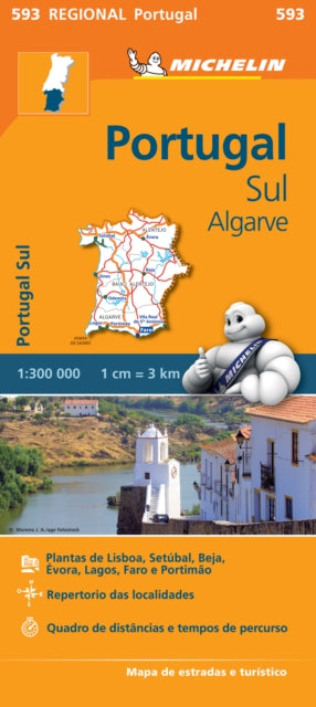 Portugal Sud - Algrave - Michelin Regional Map 593: Map