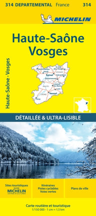 HauteSaone  Vosges  Michelin Local Map 314