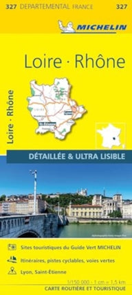 Loire, Rhone - Michelin Local Map 327: Map