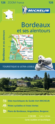 Bordeaux & surrounding areas - Zoom Map 126: Map