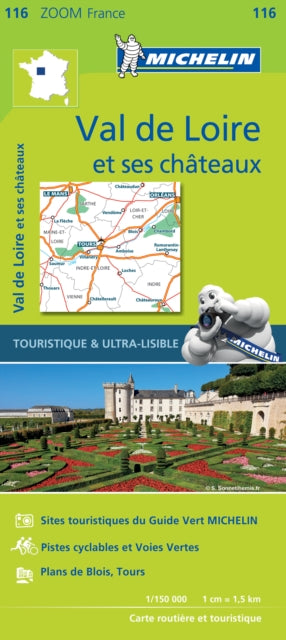 Chateaux of the Loire - Zoom Map 116: Map