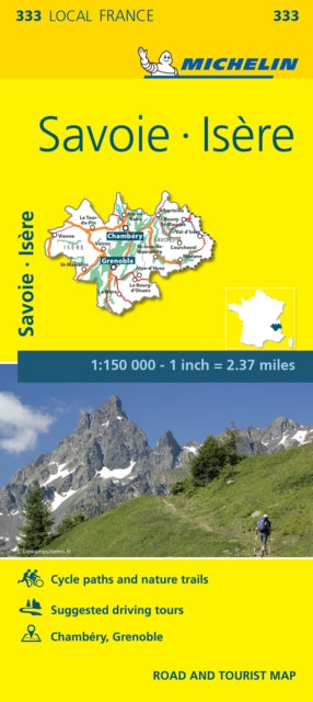 Isere, Savoie - Michelin Local Map 333: Map