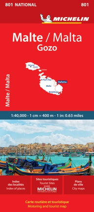 Malta  Michelin National Map 801