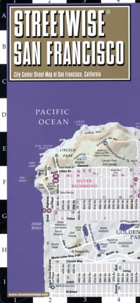 Streetwise San Francisco Map - Laminated City Center Street Map of San Francisco, California: City Plans