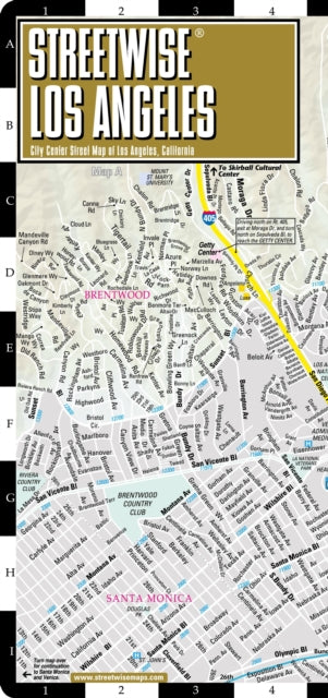 Streetwise Los Angeles Map - Laminated City Center Street Map of Los Angeles, California: City Plans