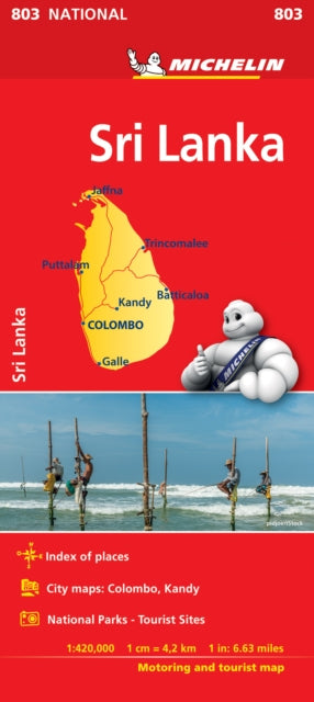 Sri Lanka National Map 803: Map