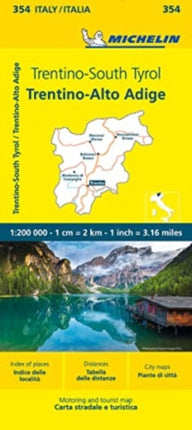 Trentino - Michelin Local Map 354