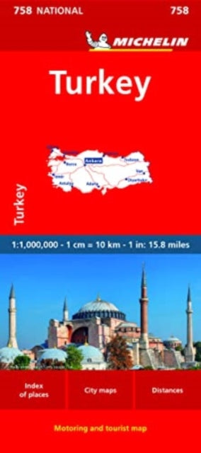 Turkey - Michelin National Map 758