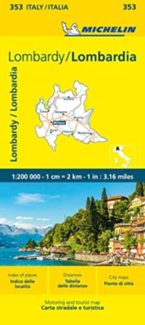 Lombardia - Michelin Local Map 353