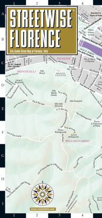 Streetwise Florence Map - Laminated City Center Street Map of Florence, Italy: City Plan