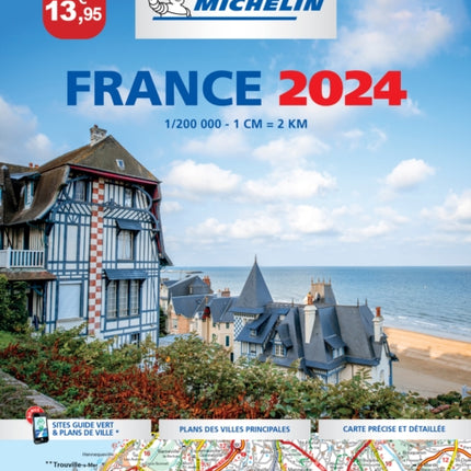 France Essential 2024 Tourist & Motoring Atlas